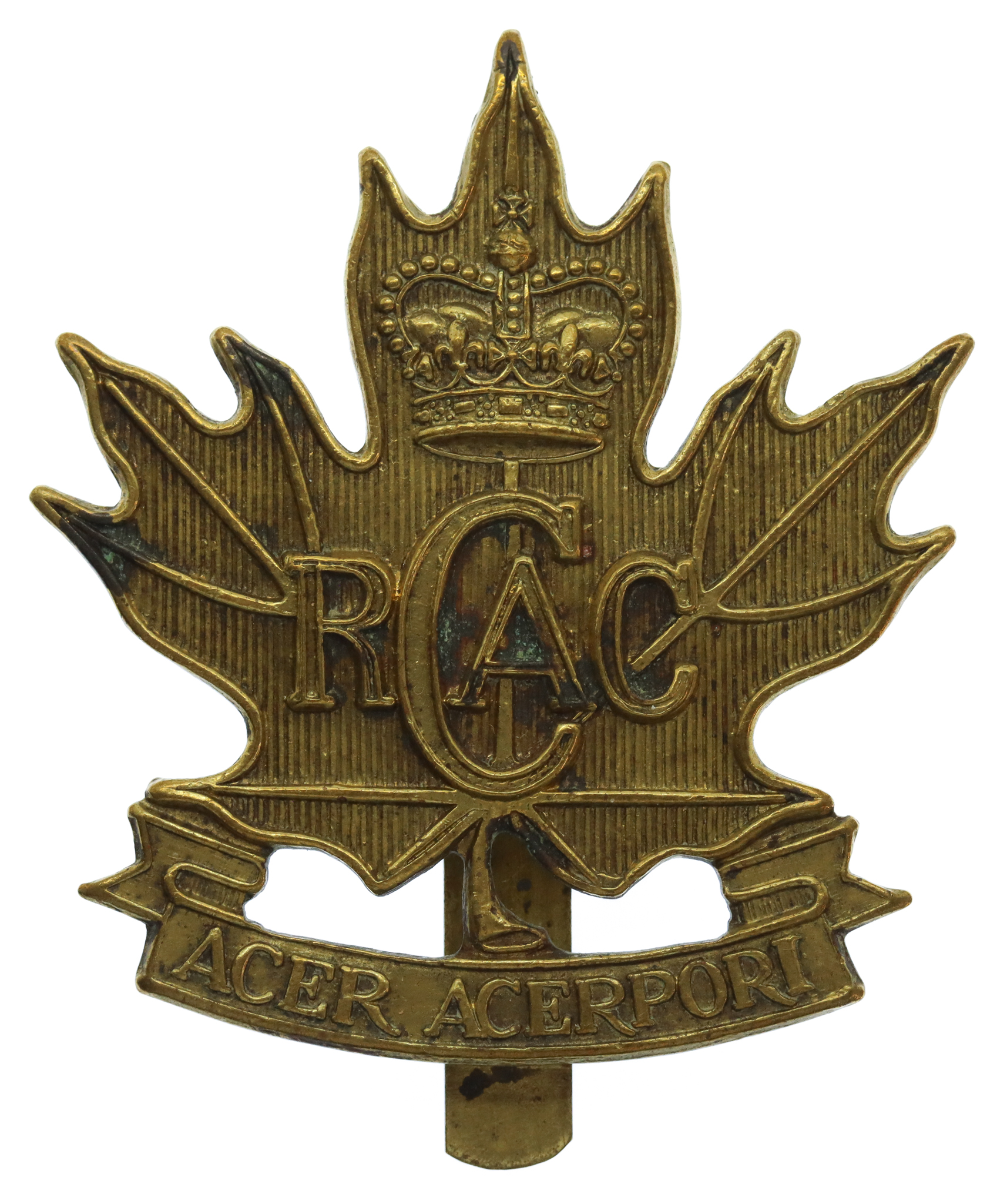 Royal Canadian Army Cadets (R.C.A.C.) Cap Badge - Queen's Crown