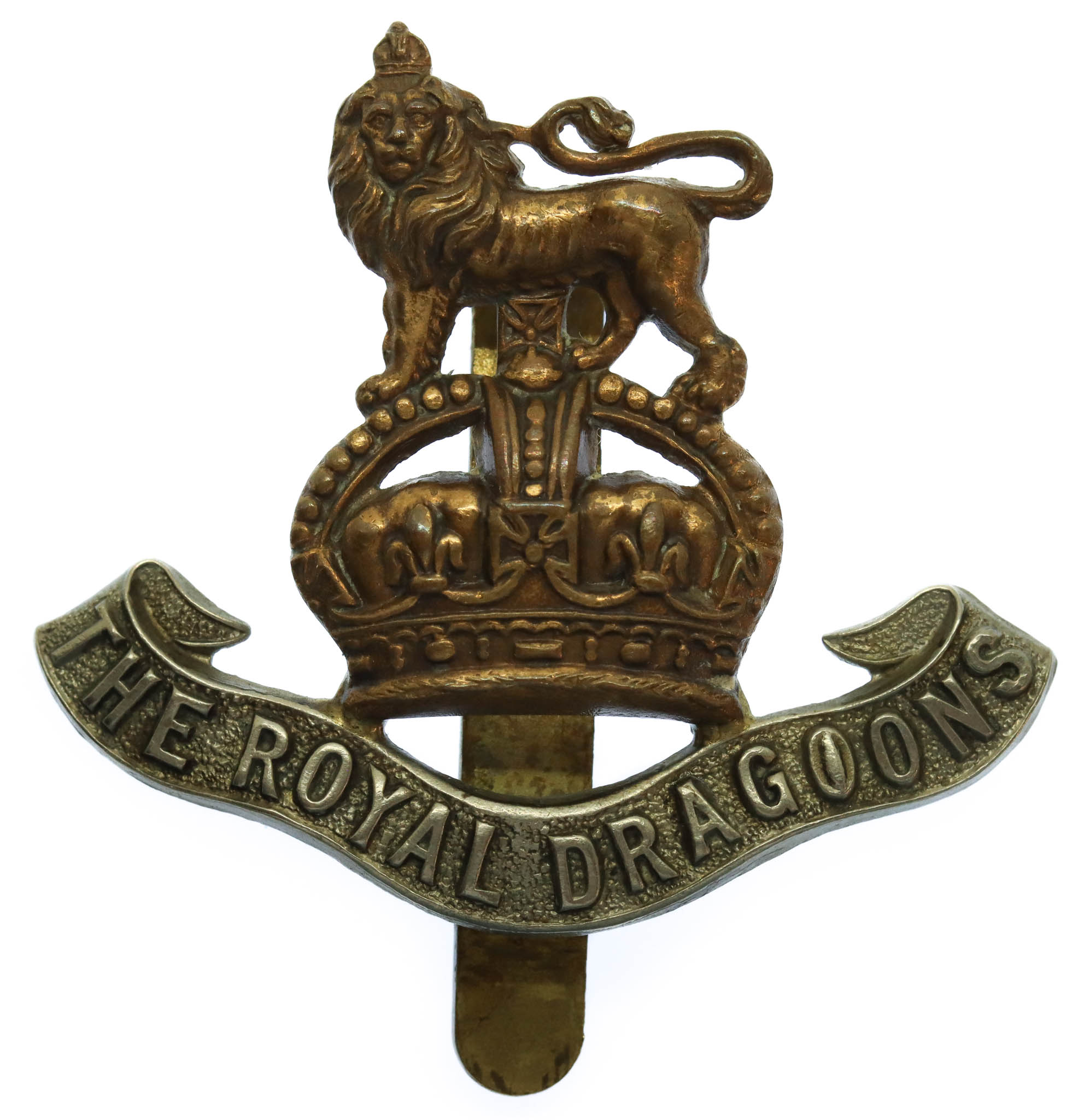 The Royal Dragoons Cap Badge - King's Crown