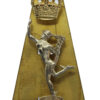 Royal Corps of Signals Anodised (Staybrite) Cap Badge