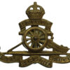 Royal Artillery (Revolving Wheel) Cap Badge - King's Crown