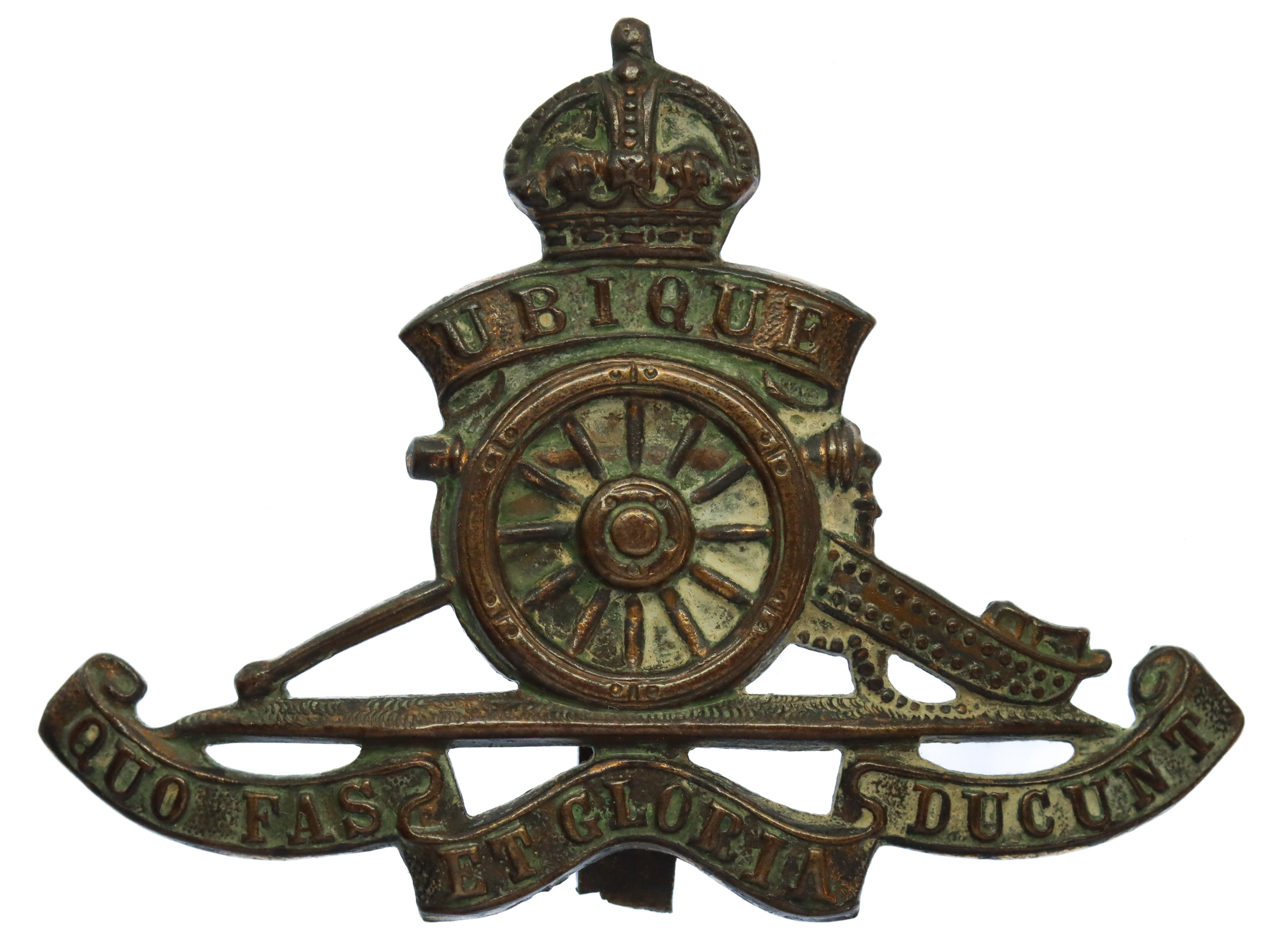 Royal Artillery WW1 Economy Cap Badge