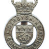 Derbyshire Constabulary Cap Badge - Queen's Crown