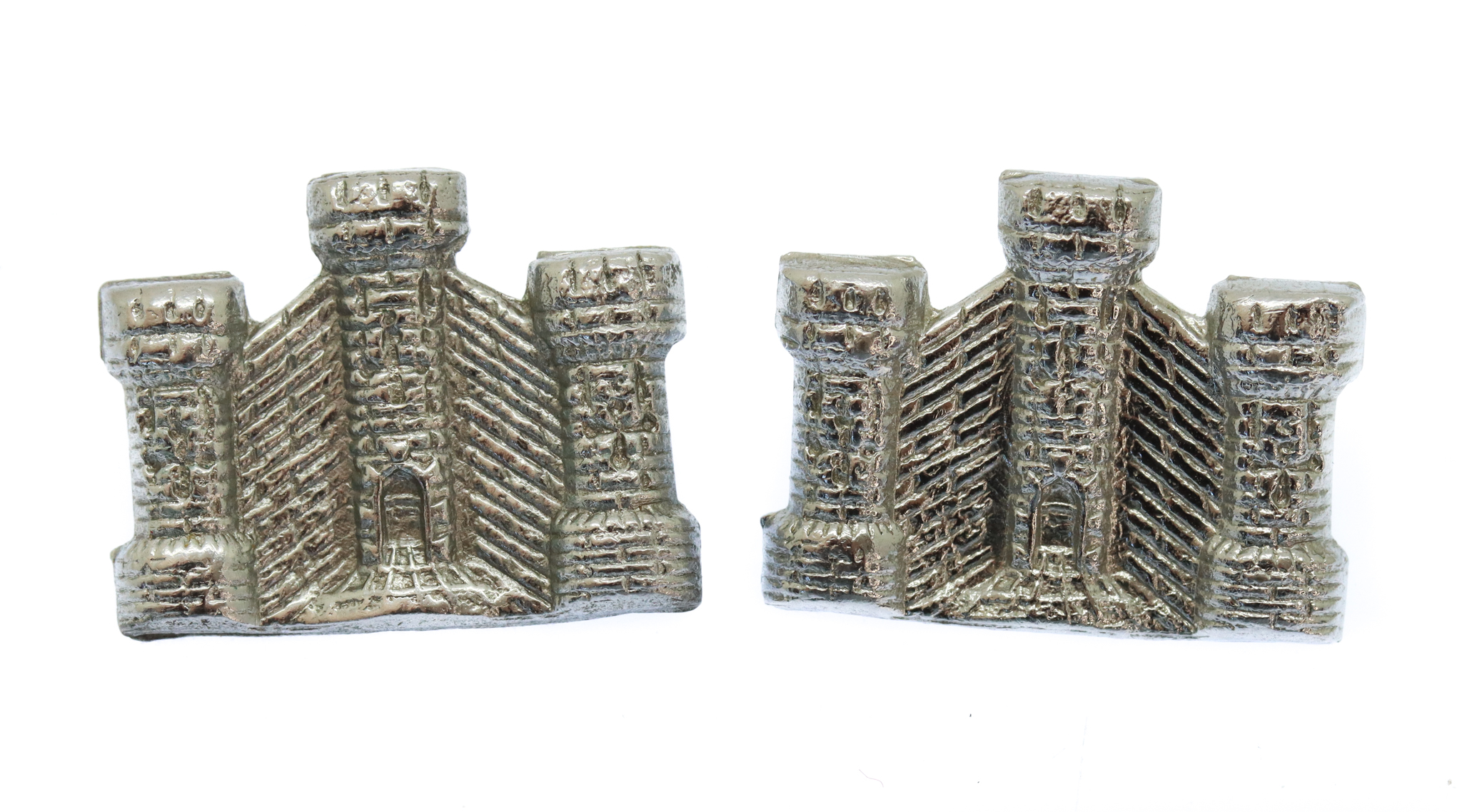 Pair of Exeter City Police Collar Badges