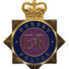 Dorset Police Enamelled Cap Badge - Queen's Crown