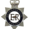 Metropolitan Police Enamelled Cap Badge - Queen's Crown