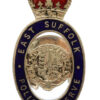 East Suffolk Police Reserve Enamelled Lapel Badge - Queen's Crown