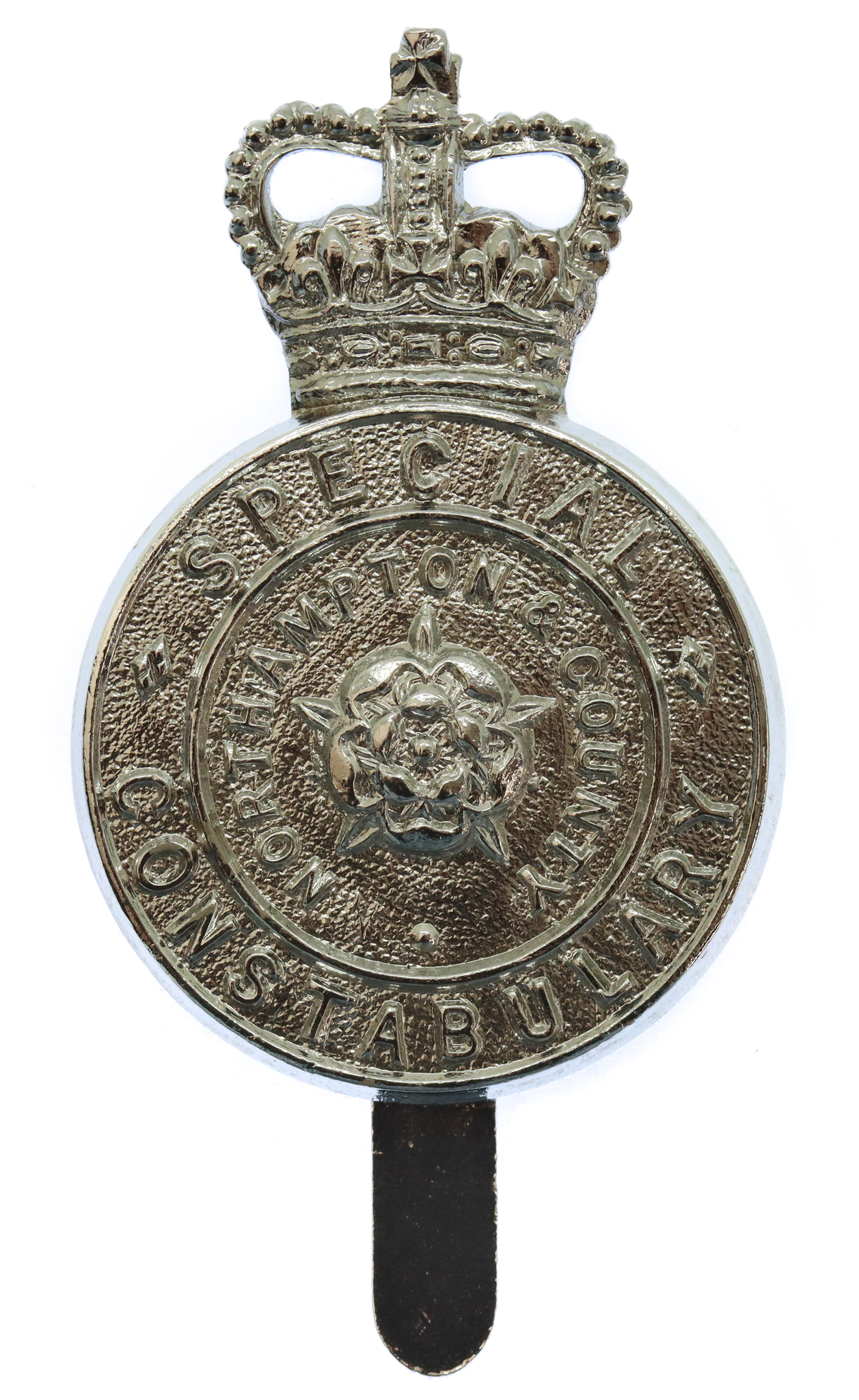 Northampton & County Special Constabulary Cap Badge - Queen's Crown
