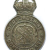 Bedfordshire Constabulary Cap Badge - King's Crown