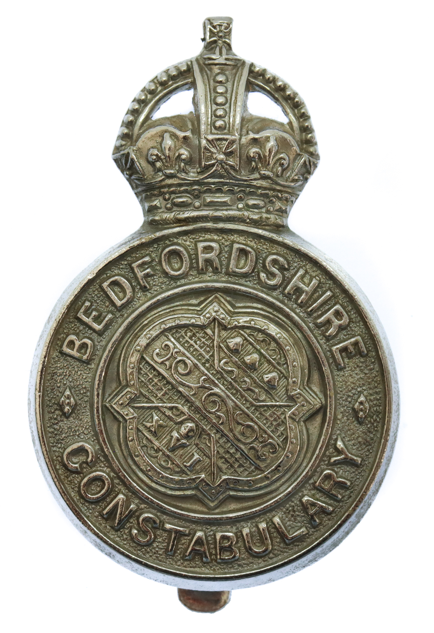Bedfordshire Constabulary Cap Badge - King's Crown