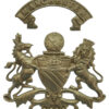 Manchester City Police White Metal Coat of Arms Helmet Plate 