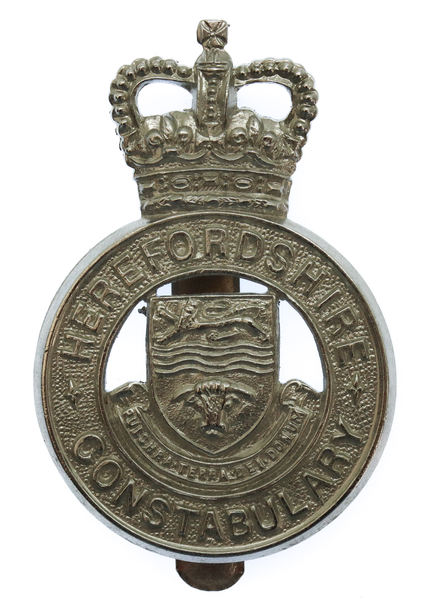 Herefordshire Constabulary Cap Badge - Queen's Crown