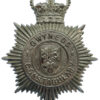 Gwynedd Constabulary Helmet Plate - Queen's Crown
