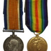 WW1 British War & Victory Medal Pair - Pte. J.H. Francis, Royal Marine Light Infantry