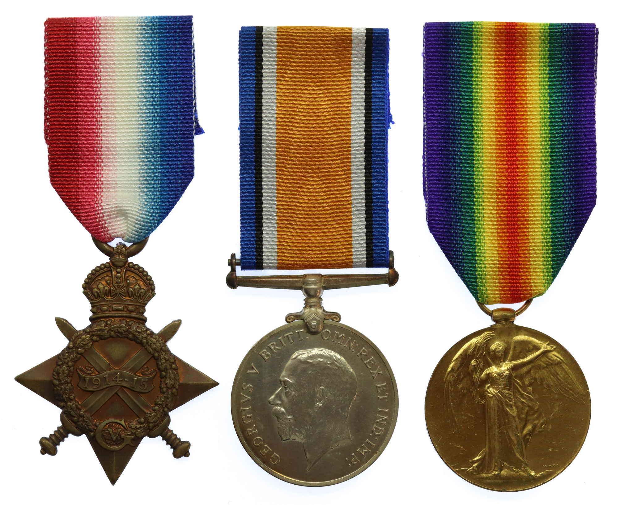 WW1 1914-15 Star Medal Trio - Tpr. J. Houghton, Royal Horse Guards