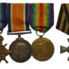 WW1 1914-15 Star, British War Medal, Victory Medal and Russian Cross of St. George, 4th Class - Sgt. A.E. Hawkins, Royal Marine Artillery