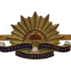 Australian Commonwealth Military Forces Rising Sun Sweetheart Brooch/Tie Pin - King's Crown
