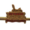Gloucestershire Regiment Brass & Enamel Sweetheart Brooch/Tie Pin