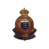 Royal Army Ordinance Corps (R.A.O.C.)  Enamelled Sweetheart Brooch - King's Crown
