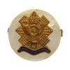 Highland Light Infantry (H.L.I.) Mother of Pearl Sweetheart Brooch - King's Crown