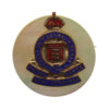 Royal Army Ordinance Corps (R.A.O.C.)  Mother of Pearl Sweetheart Brooch - King's Crown