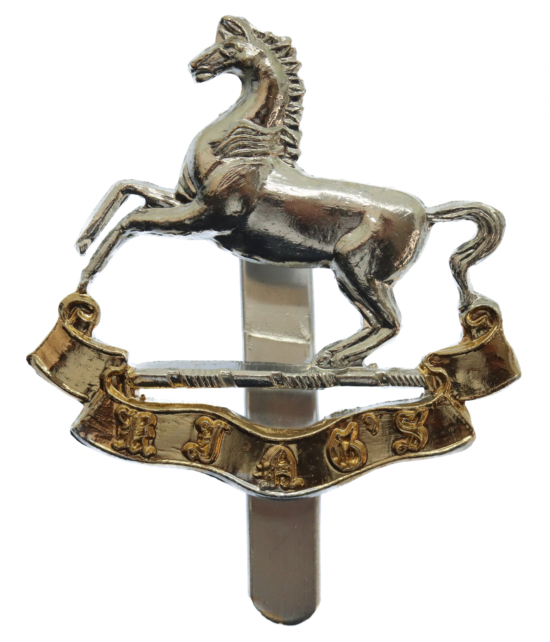 Liverpool University O.T.C. Anodised (Staybrite) Cap Badge