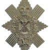 Black Watch (Royal Highlanders) Anodised (Staybrite) Cap Badge - Queen's Crown