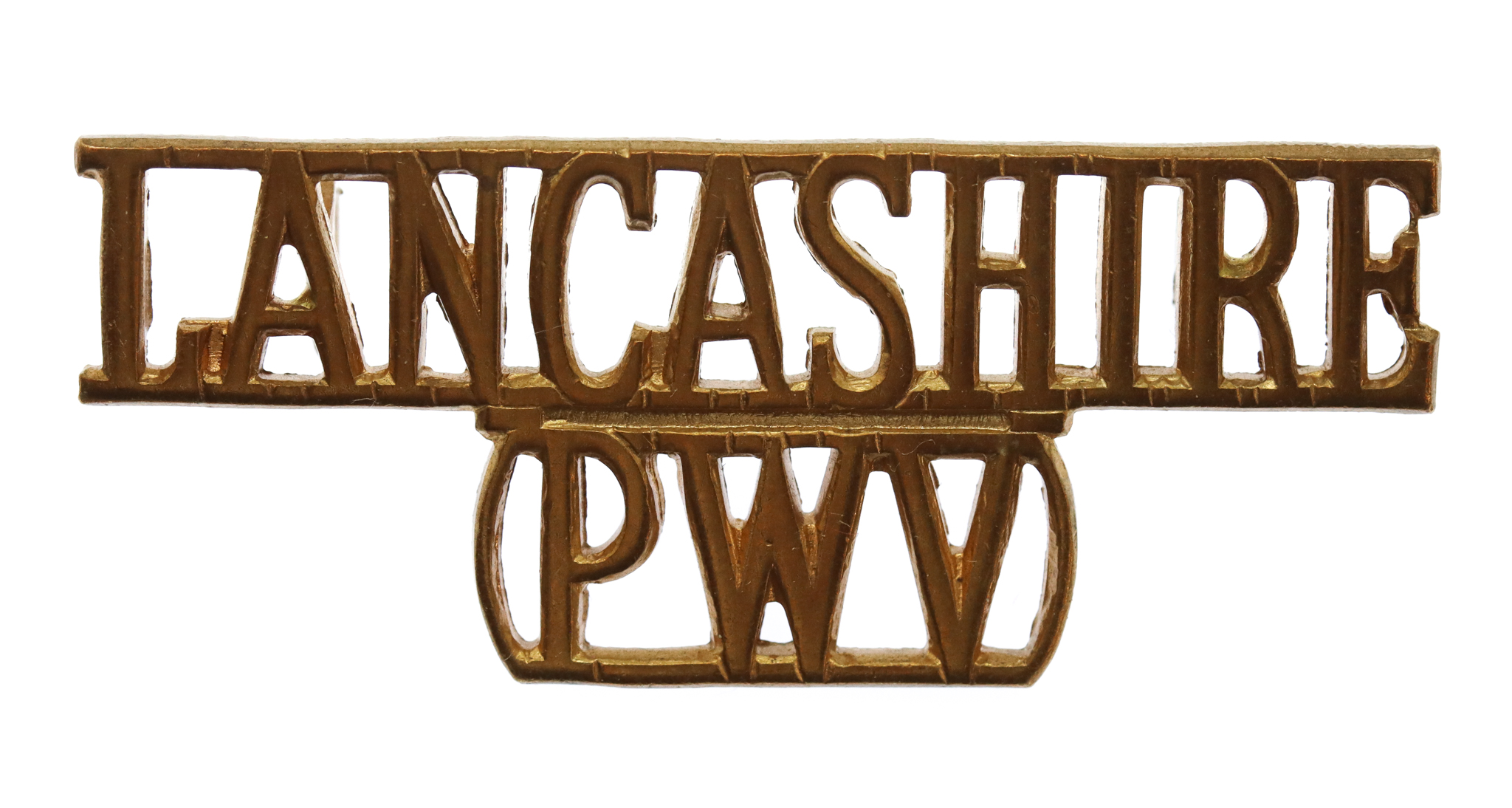 Lancashire Regiment (LANCASHIRE/PWV) Shoulder Title