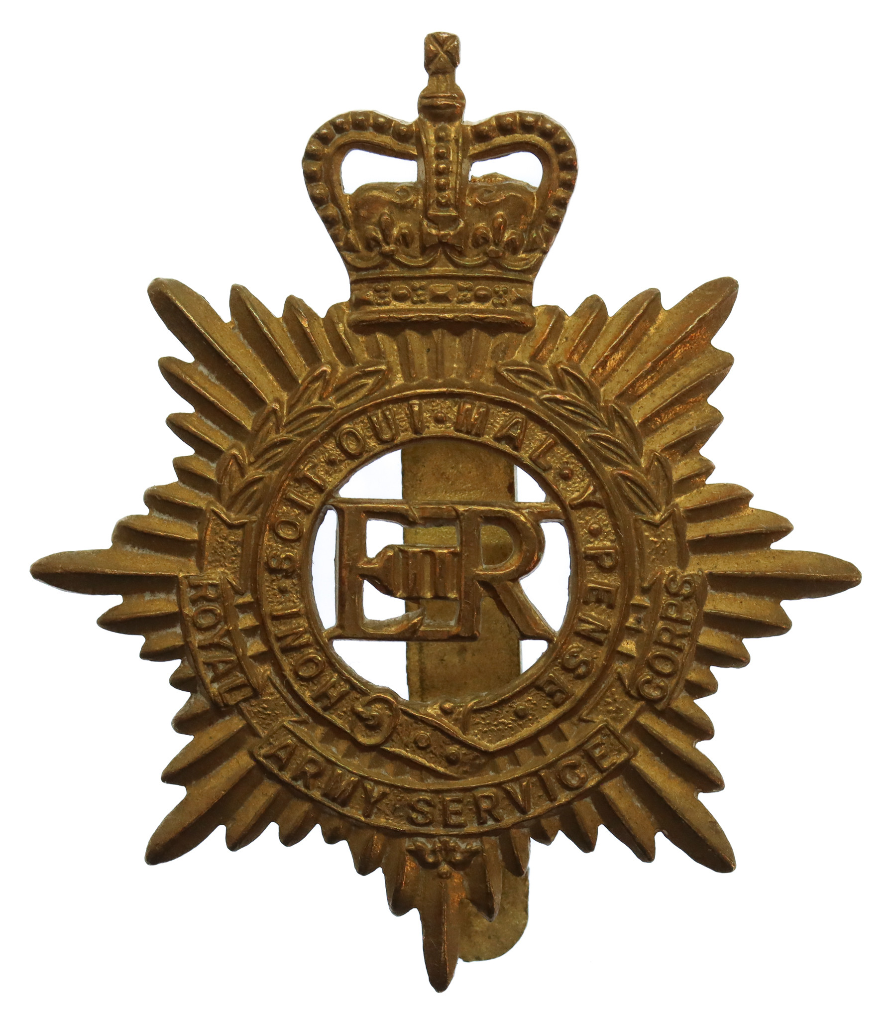 EIIR Royal Army Service Corps (R.A.S.C.) Cap Badge
