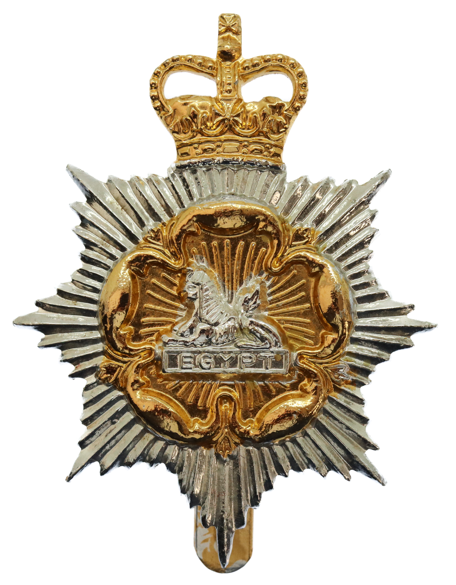 Royal Regiment of Gloucestershire & Hampshire Anodised (Staybrite) Cap Badge 