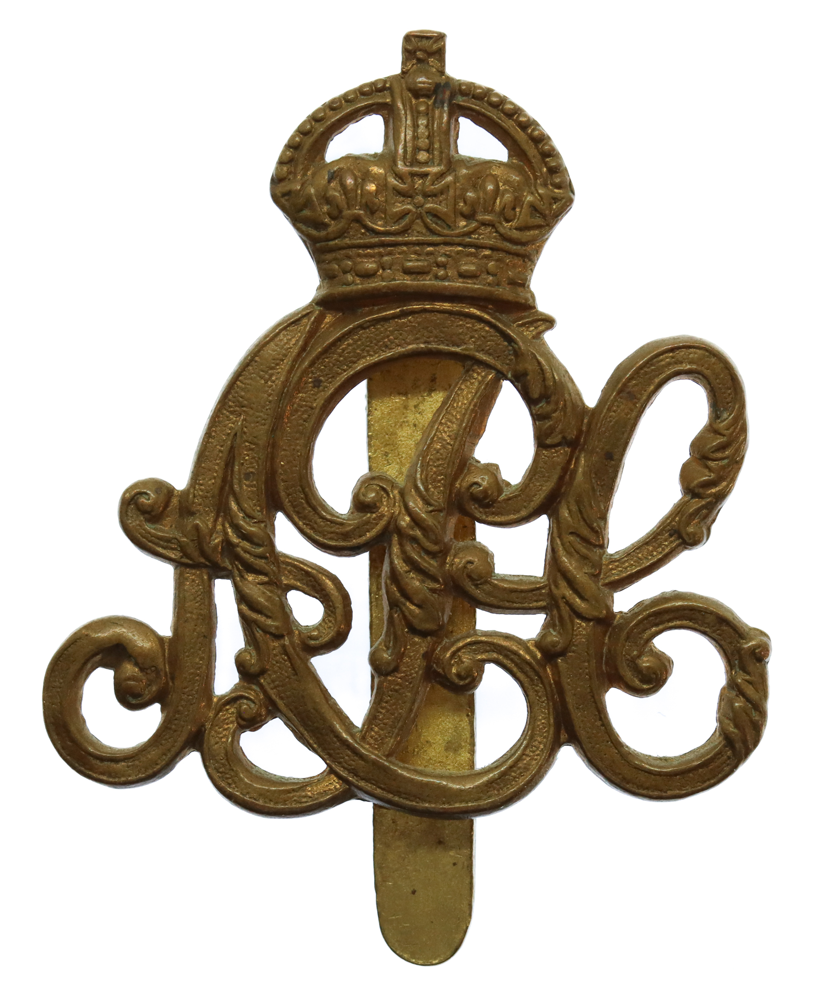 Army Pay Corps (A.P.C.) Cap Badge - King's Crown