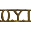 King's Own Yorkshire Light Infantry (K.O.Y.L.I.) Shoulder Title