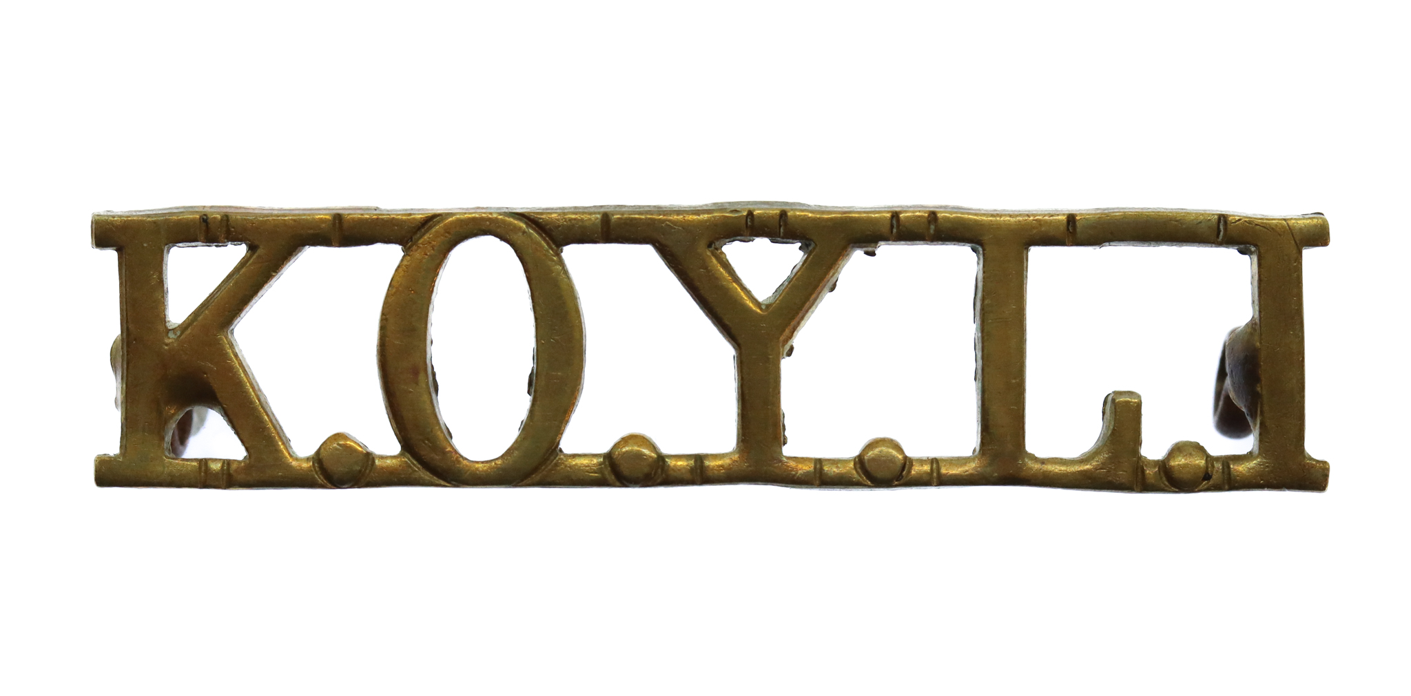 King's Own Yorkshire Light Infantry (K.O.Y.L.I.) Shoulder Title