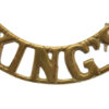 King's Liverpool Regiment (KING'S) Shoulder Title