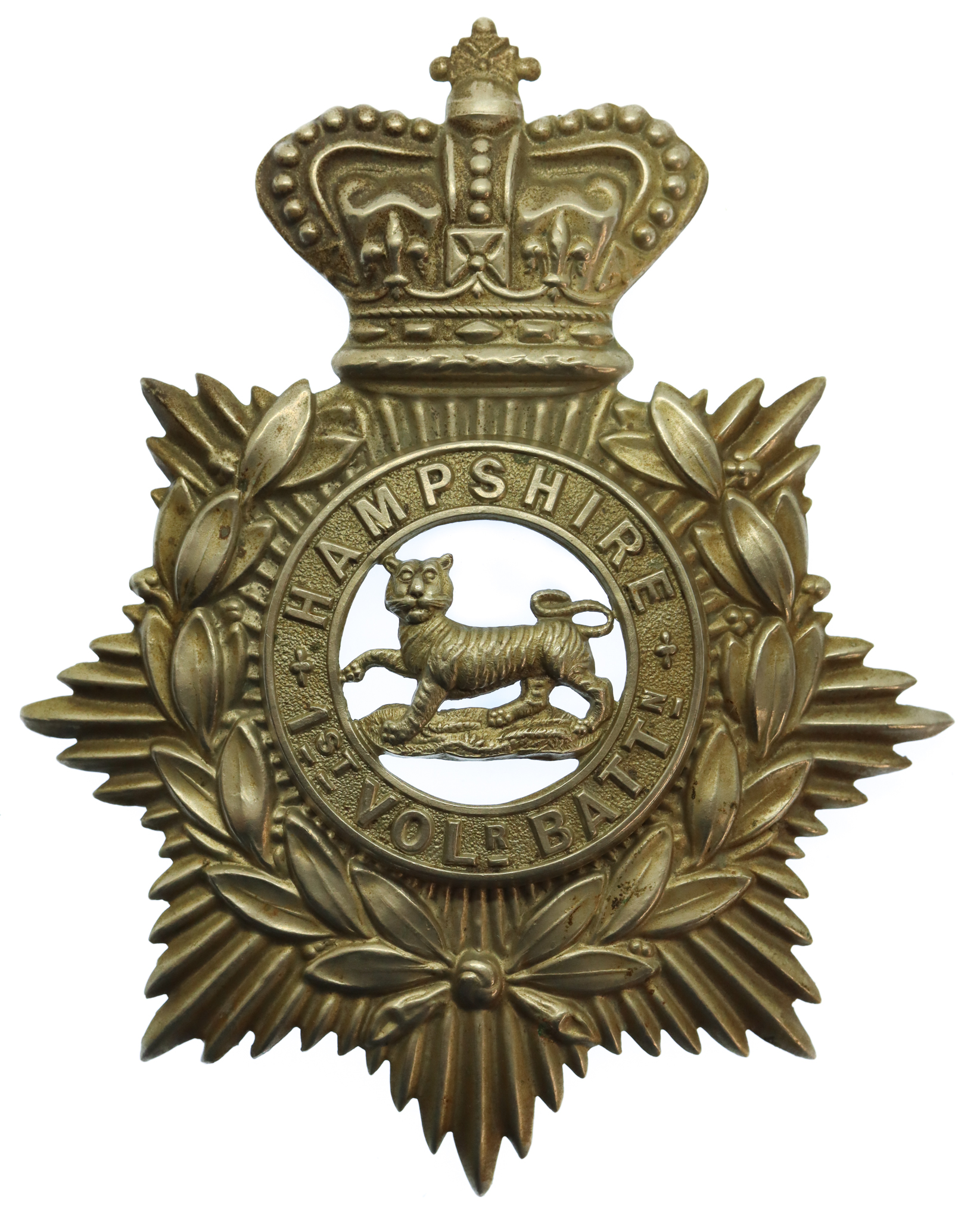 Victorian 1st Volunteer Bn. Hampshire Regiment Helmet Plate