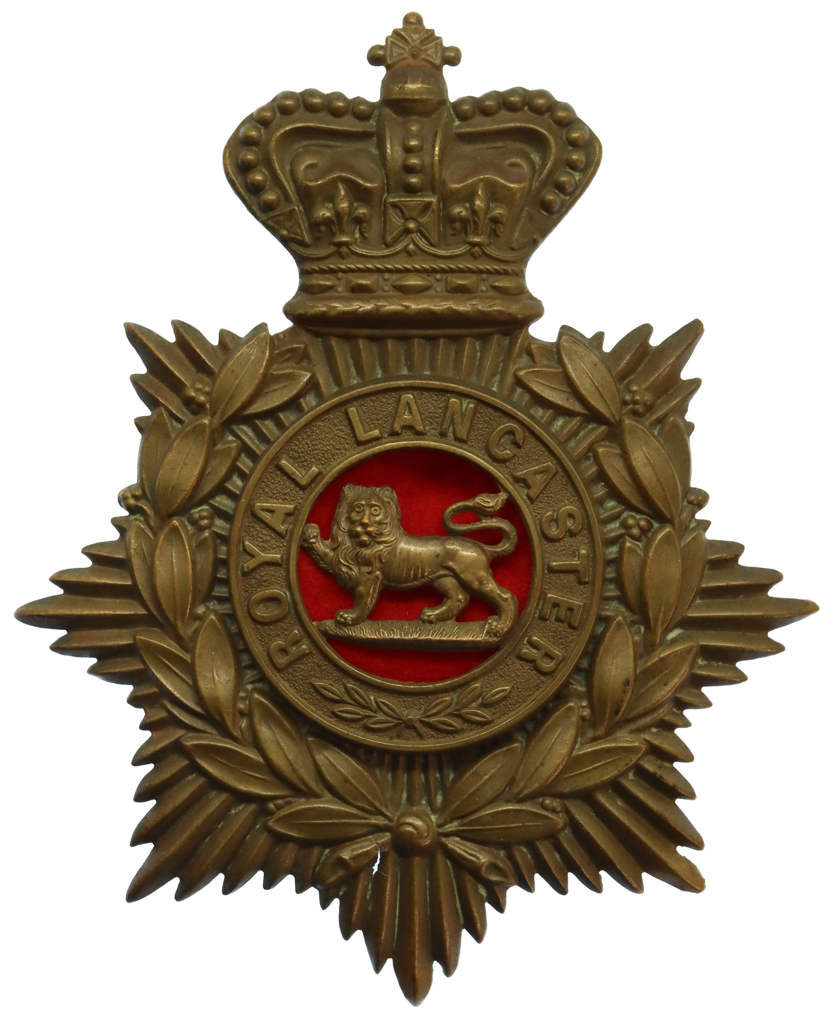 Victorian King's Own (Royal Lancaster) Regiment Helmet Plate 