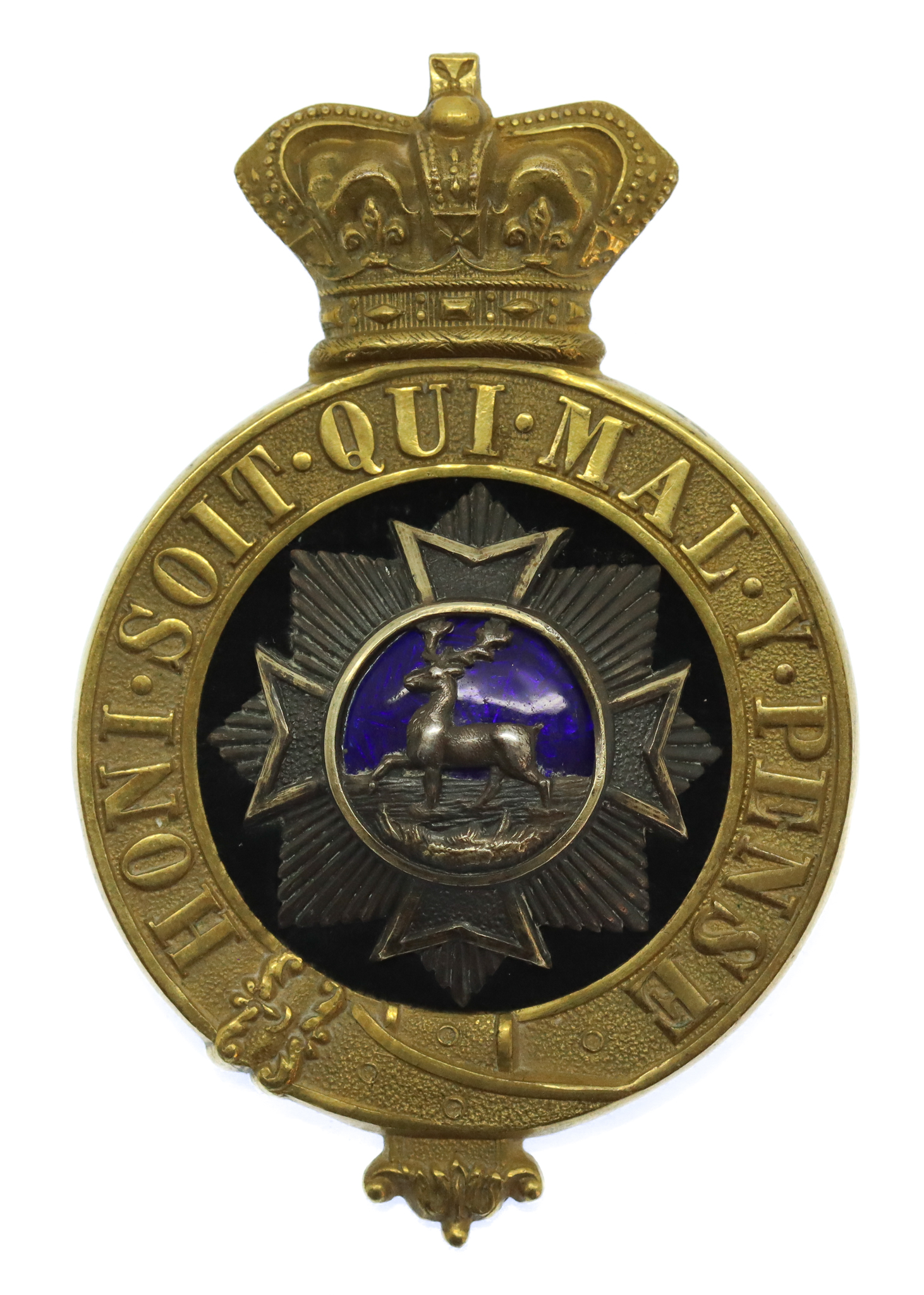 Victorian Bedfordshire Regiment Officer's Glengarry Badge (c.1881-97)