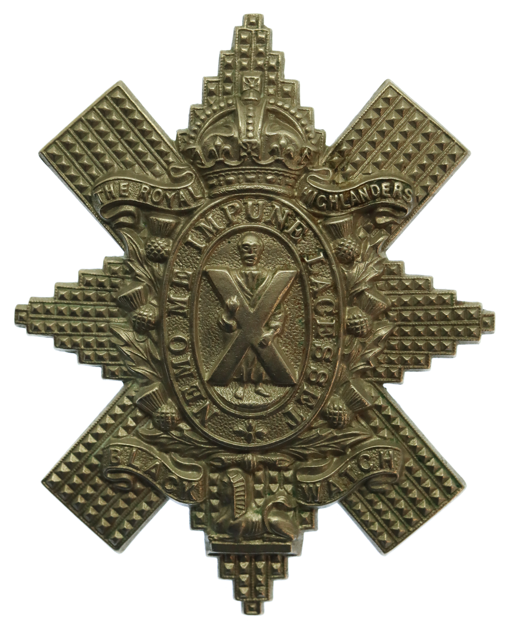 Black Watch (The Royal Highlanders) Cap Badge - King's Crown
