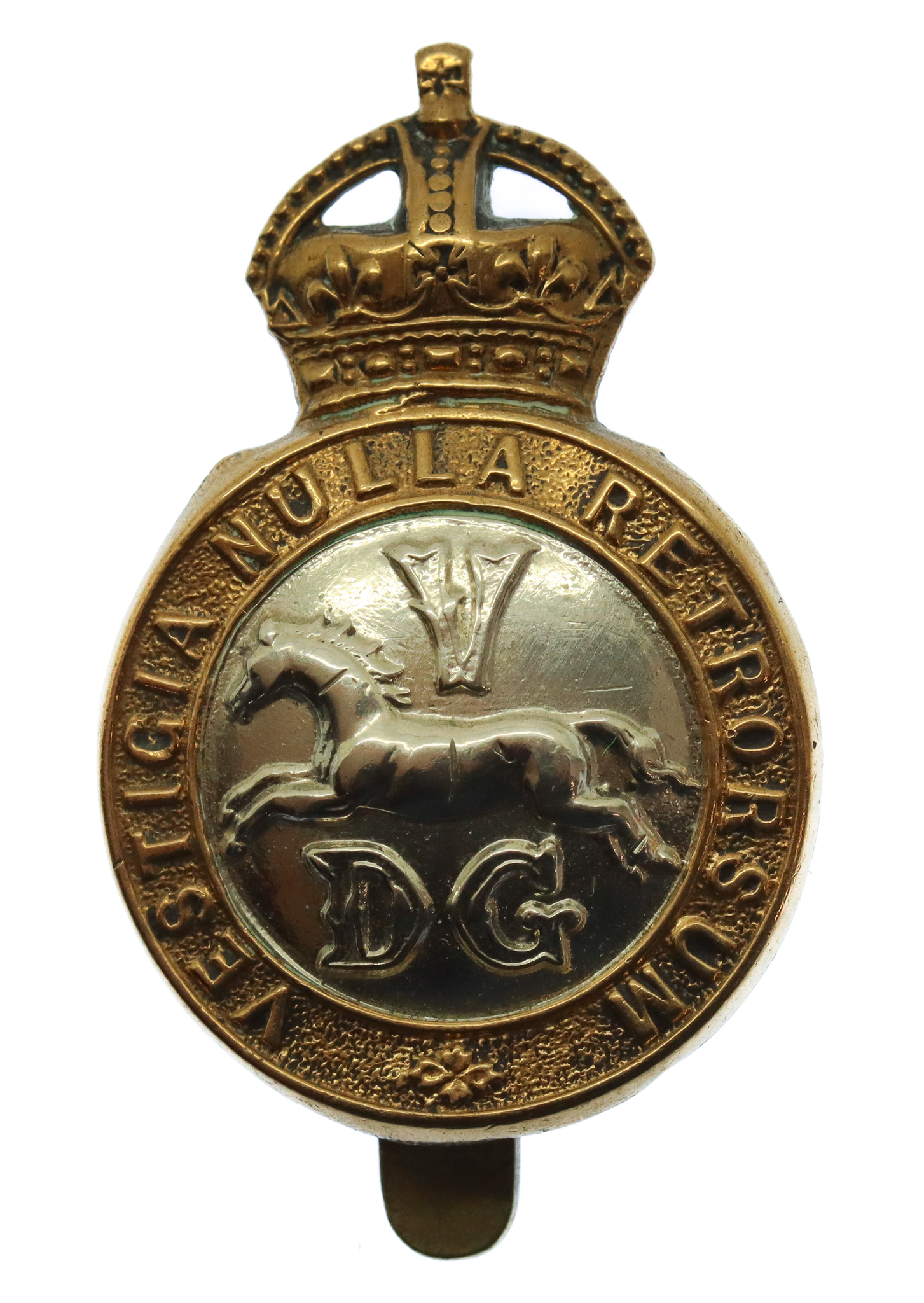 5th Dragoon Guards Cap Badge - King's Crown