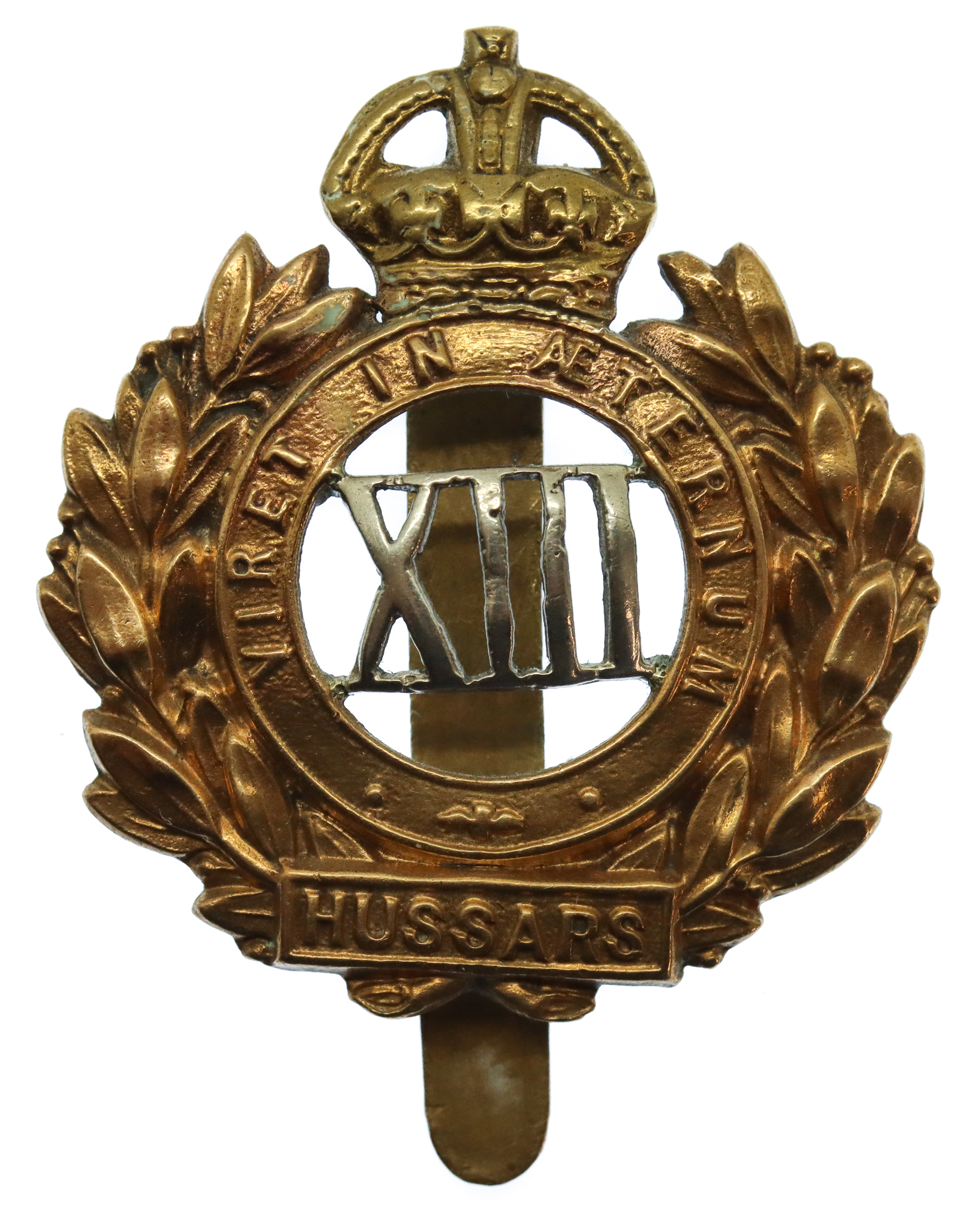 Edwardian 13th Hussars Cap Badge
