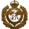 George V Royal Engineers Officer's Gilt Cap Badge