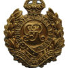 George V Royal Engineers WW1 Economy Cap Badge (Non Voided Centre)
