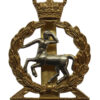 Royal Army Veterinary Corps (R.A.V.C.) Bi-Metal Cap Badge - Queen's Crown
