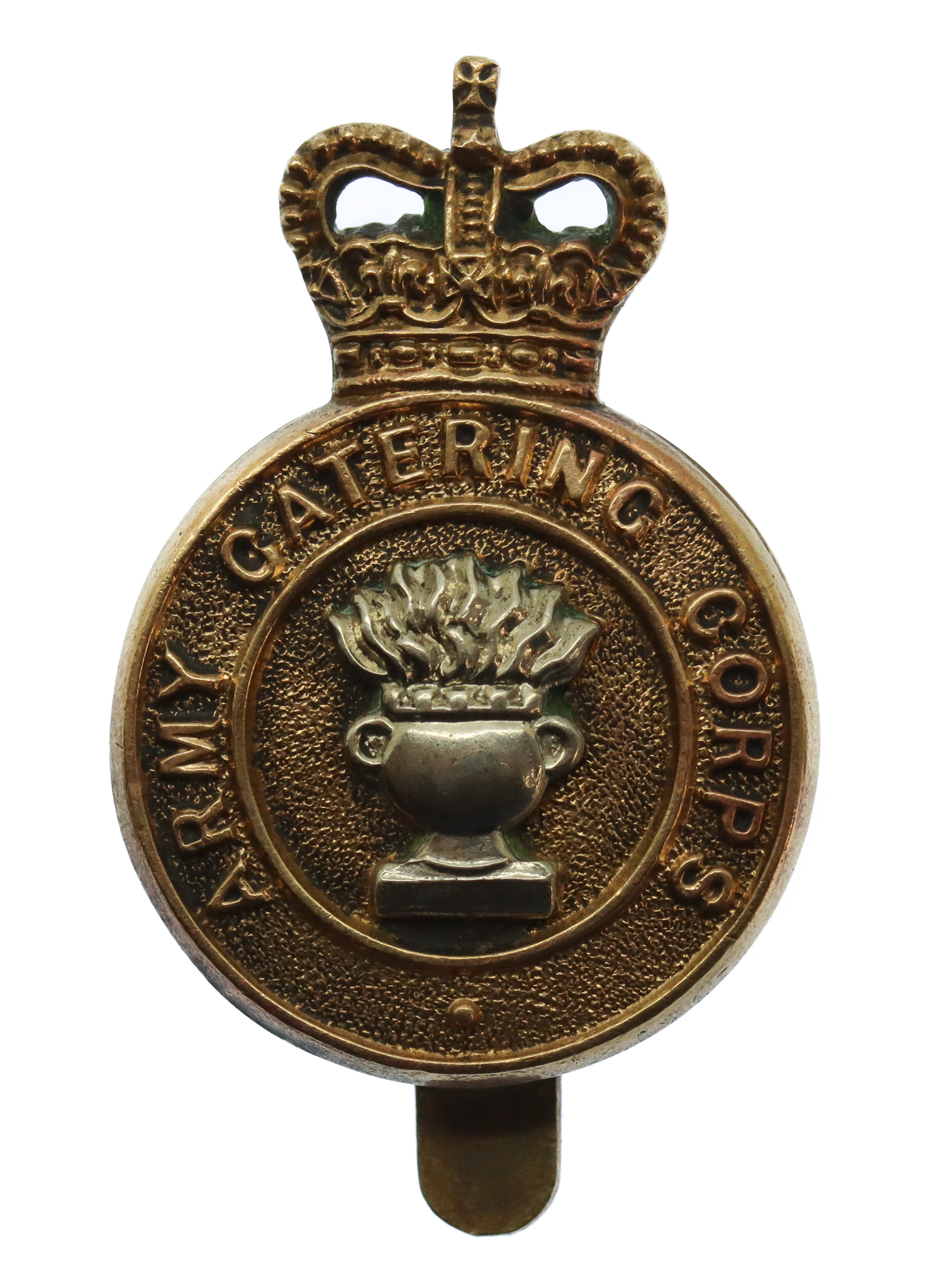 Army Catering Corps Cap Badge - Queen's Crown