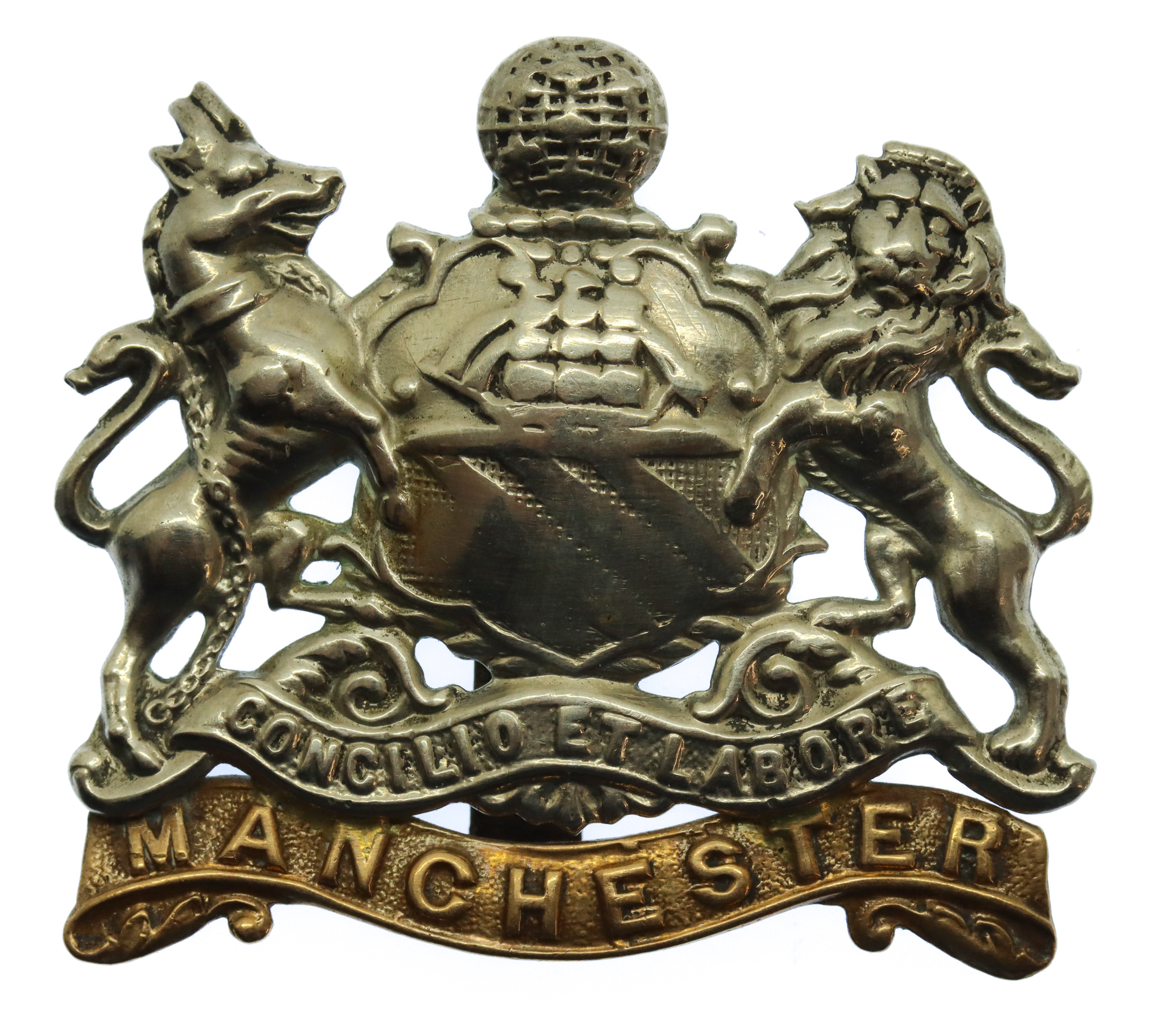 Manchester Regiment Coat of Arms Cap Badge