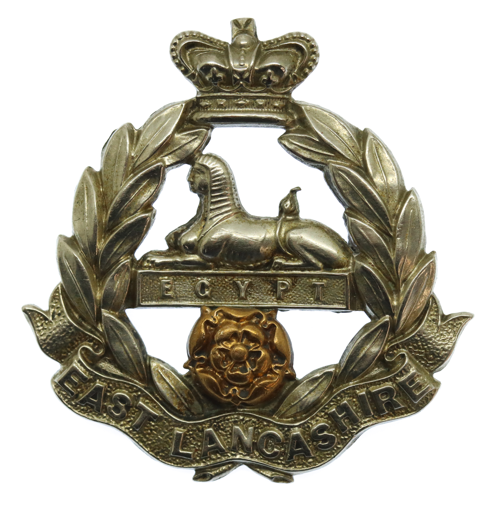 Victorian East Lancashire Regiment Cap Badge