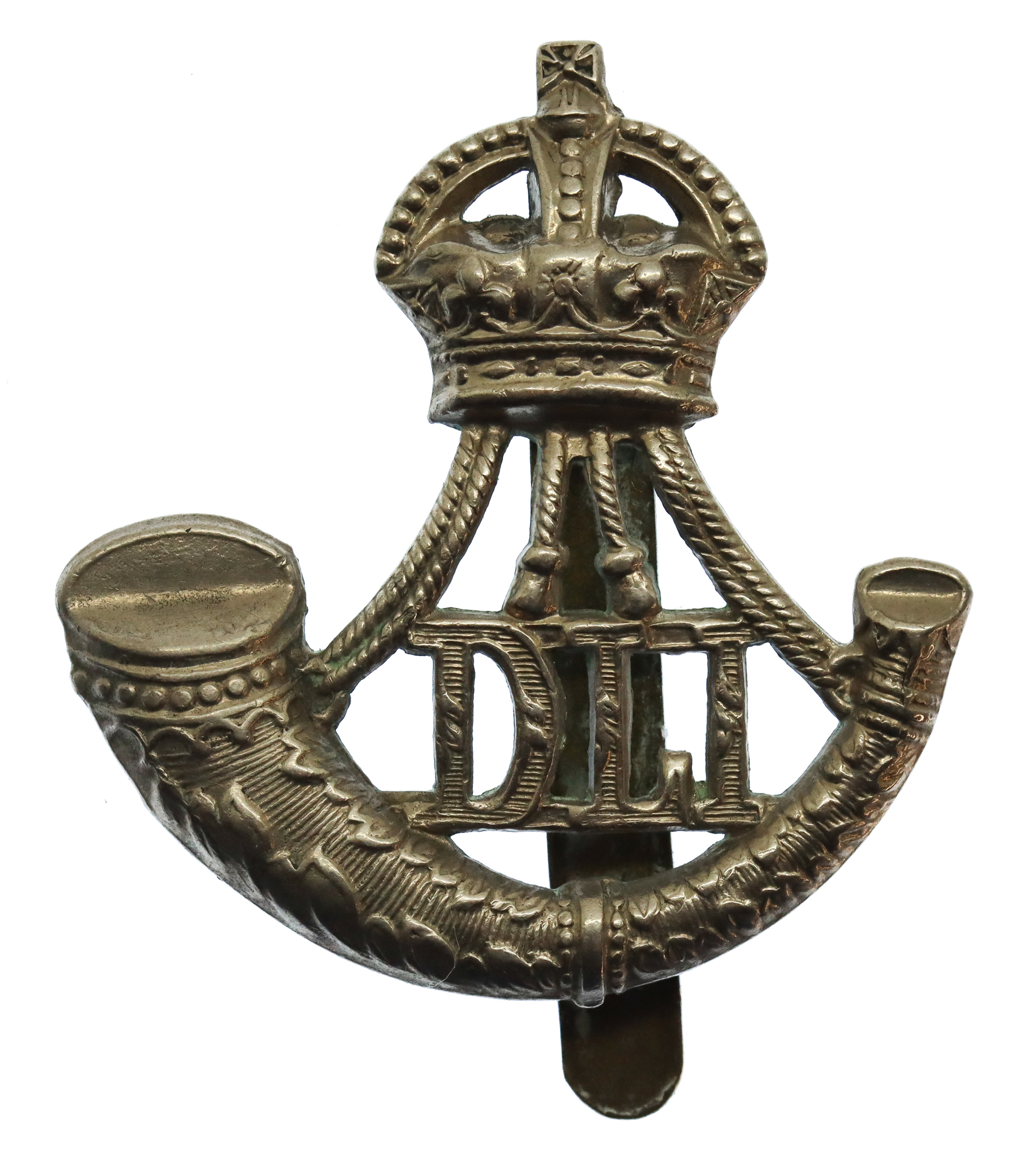 Durham Light Infantry (D.L.I.) Cap Badge - King's Crown