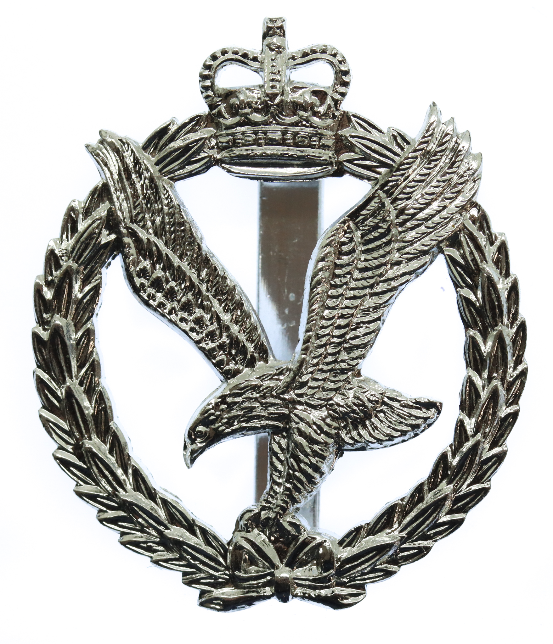 Army Air Corps Anodised (Staybrite) Cap Badge