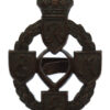 Royal Electrical & Mechanical Engineers (R.E.M.E.) Officer's Service Dress Cap Badge - King's Crown