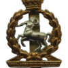 Royal Army Veterinary Corps (R.A.V.C.) Bi-Metal Cap Badge - King's Crown