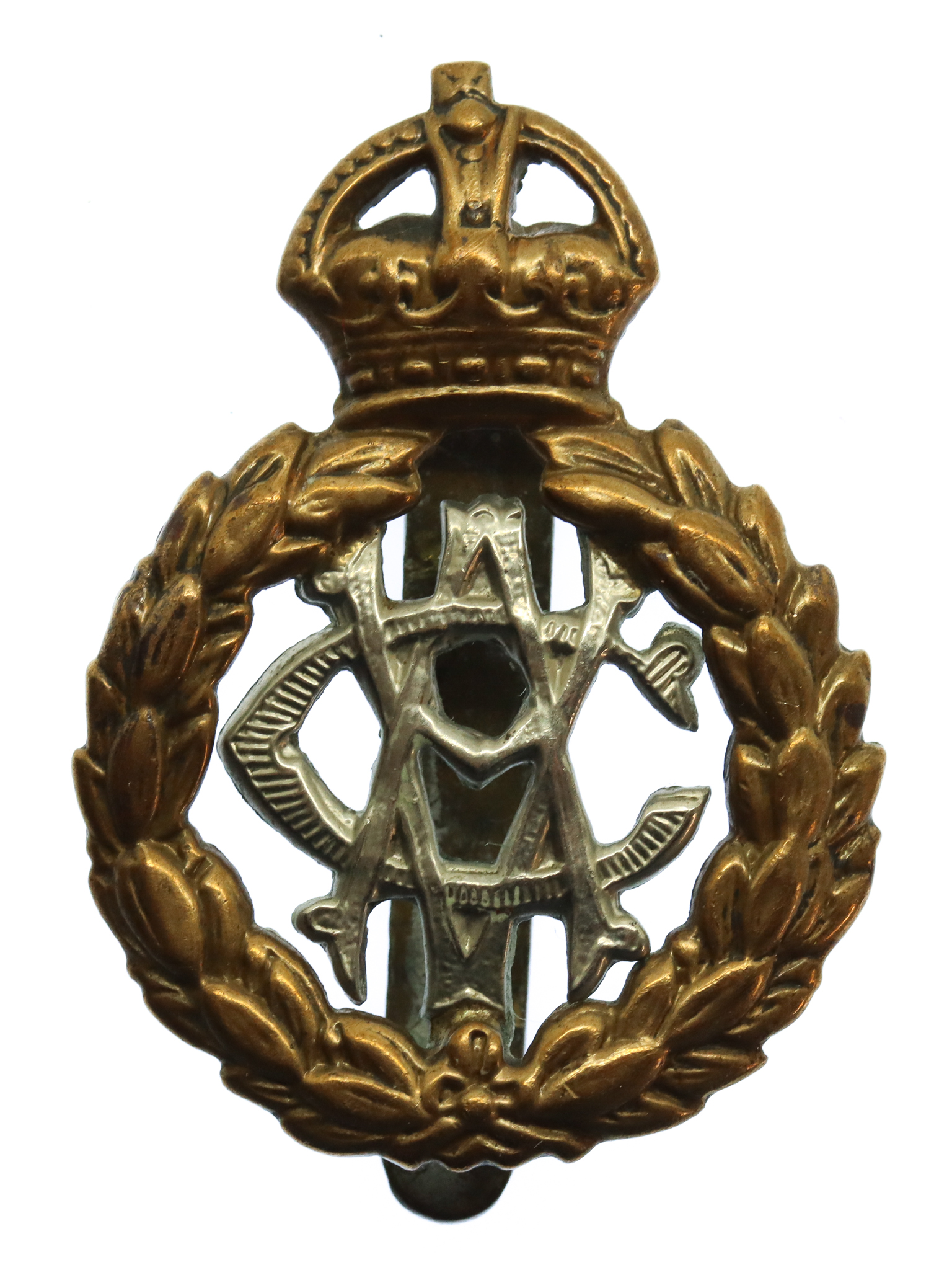 Army Veterinary Corps (A.V.C.) Cap Badge - King's Crown